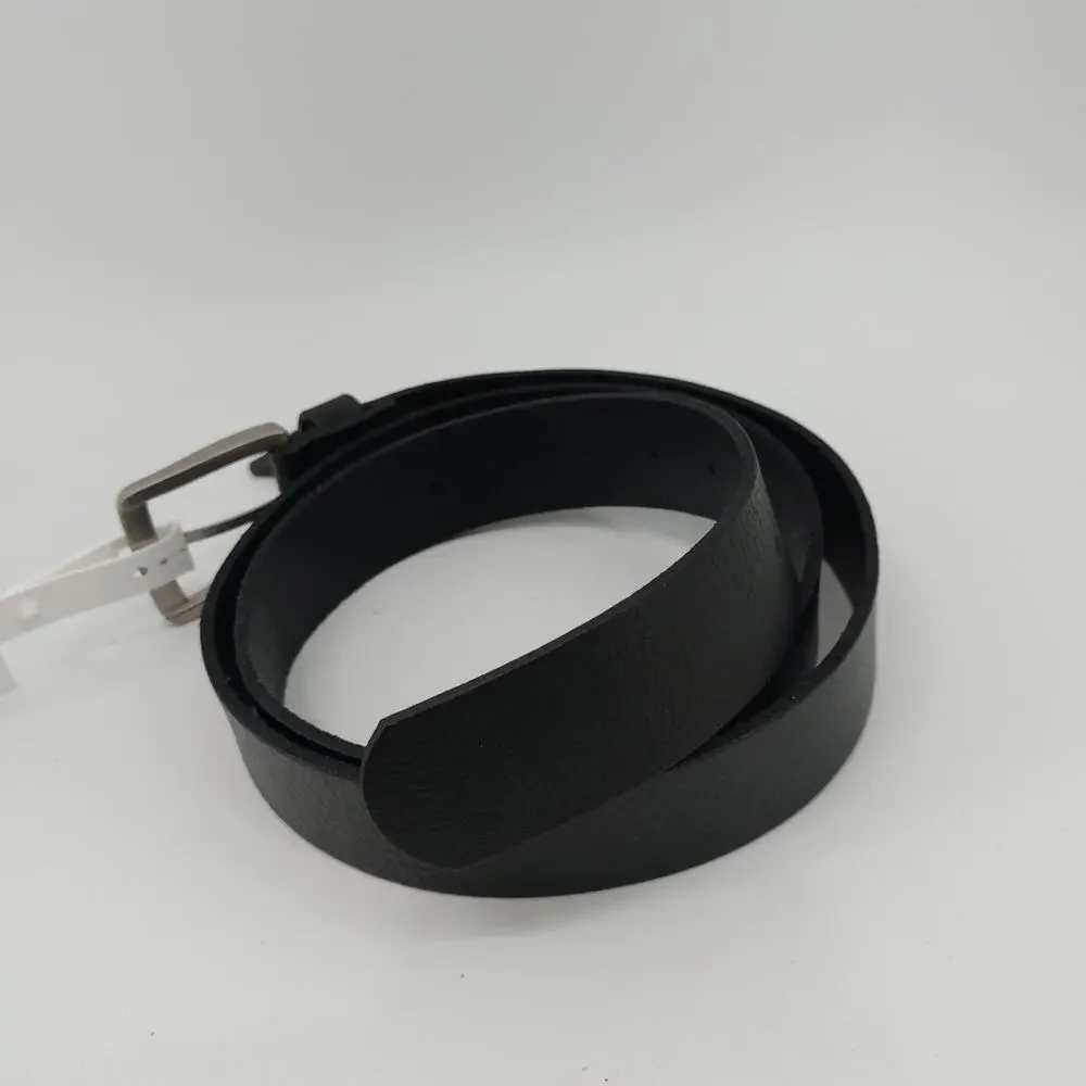 Sonoma Black Genuine Leather Belt Single Prong Men's Size 42